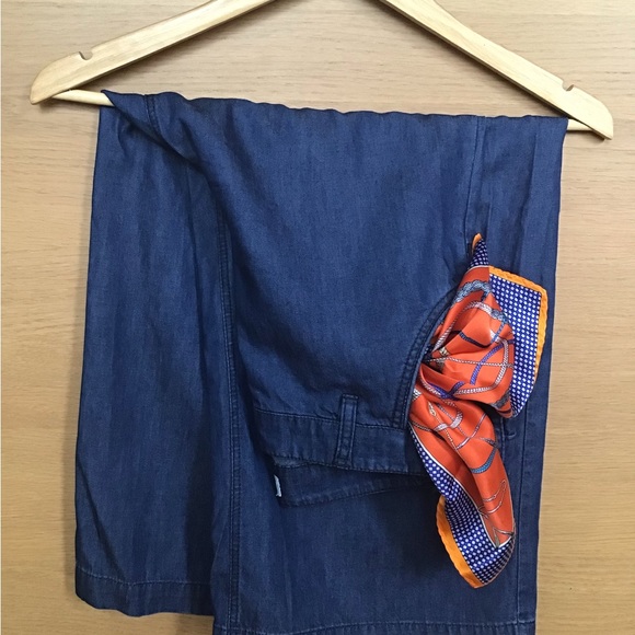 White Rachel Zoe Flowy Shirt with L.O.G.G. Wide Legged Jean Pants - Picture 7 of 9